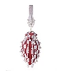 Women Red Pearl Embroidered Stylish Potli Bag