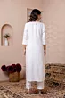 White Solid Kurta for Women Casual Wear