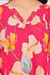 Pink Printed Straight Kurta Set With Dupatta for Women