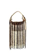 Women Copper Embellished Sequins Clutch Bridal
