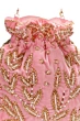 Pink Handwork Sequin Bridal Potli Bag