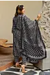 Women Pure Cotton Plus Size Kurta Pant Set with Dupatta, Dusty Black Floral Printed Set 