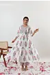 Women Pure Cotton Plus Size Kurta Pant Set with Dupatta, Anarkali Floral Print Kurta Sets