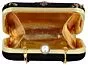 Stone Embedded Embroidered Box Clutch Bag Purse