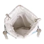 White Pearl Multi Color Flower Potli Bag