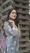 Green Floral Print Kurta Palazzo With Dupatta