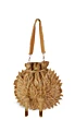 Golden Flower Sequined Heavy Potli Bag for Women