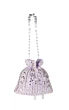 Purple Sequin Mirror embellish Evening Party Wear Potli