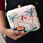 Women Elephant Printed Clutch
