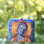 Woman Buddha Printed Clutch
