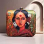 Women Elegant Lady Printed Clutch