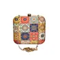 Women Multicolored Mandala Printed Clutch