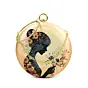 Woman Blooming Grace Round Clutch