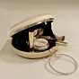 Woman Blooming Grace Round Clutch