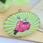 Women Retro Scooter Printed Clutch