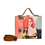 Women Red Hair Tropical Girl Clutch