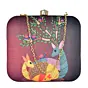 Women Deer Printed Clutch
