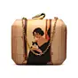 Woman Lady & Cat Elegance Printed Clutch