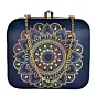 Woman Golden Mandala Clutch