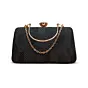Women Noir Royale Embroidery Clutch