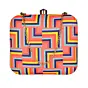 Woman Funky Peach And Yellow Pattern Clutch