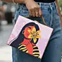 Women Yellow Flower Girl Clutch