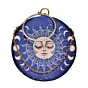 Women Sun-Moon Round Printed Clutch