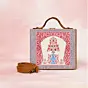 Women Blue Decorative Vase Suitcase Style