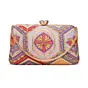 Woman Lavender Mandala Bloom Clutch