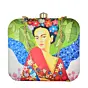 Women Red Dress Women Printed Clutch