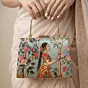 Women Traditional Women Portrait Printed Clutch