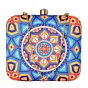 Woman Aesthetic Symmetrical Mandala Clutch