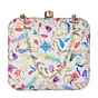 Women Multicolor Floral Print Clutch