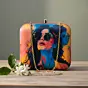 Women Multicolour Woman Portrait Clutch