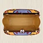 Woman Madhubani Fish Printed Clutch