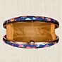 Woman Blue Floral Printed Clutch