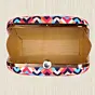 Women Zig Zag Printed Clutch