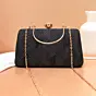 Women Noir Royale Embroidery Clutch