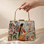 Women Traditional Women Portrait Printed Clutch
