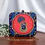 Women Krishna Printed Clutch