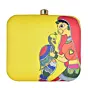 Woman Peacock Printed Clutch