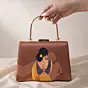 Women Indian Women Portrait Printed Clutch