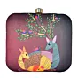 Women Deer Printed Clutch