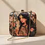 Women Indian Princess Printed Clutch