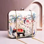 Women Elephant Printed Clutch