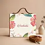 Women Portrait Caricature Personalised Suitcase Style Clutch Bag