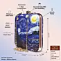 Women Starry Night Printed Clutch
