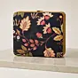Women Peach Flower Printed MDF Clutch
