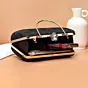Women Noir Royale Embroidery Clutch