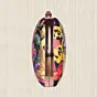 Woman Floral Island Printed Clutch